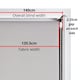 image 2 of Daylight Roller Blind 140cm Wide x 165cm Long | Metal Fittings | Black | Black