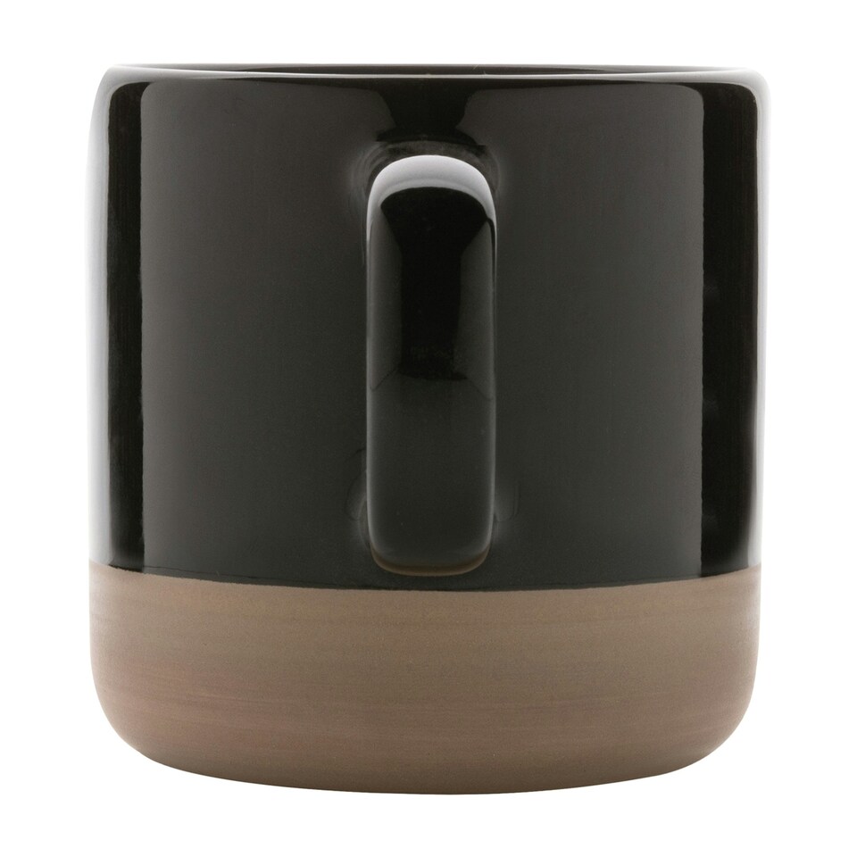 image 1 of XD Collection Glazed Ceramic 360ml Mug - Black - One Size