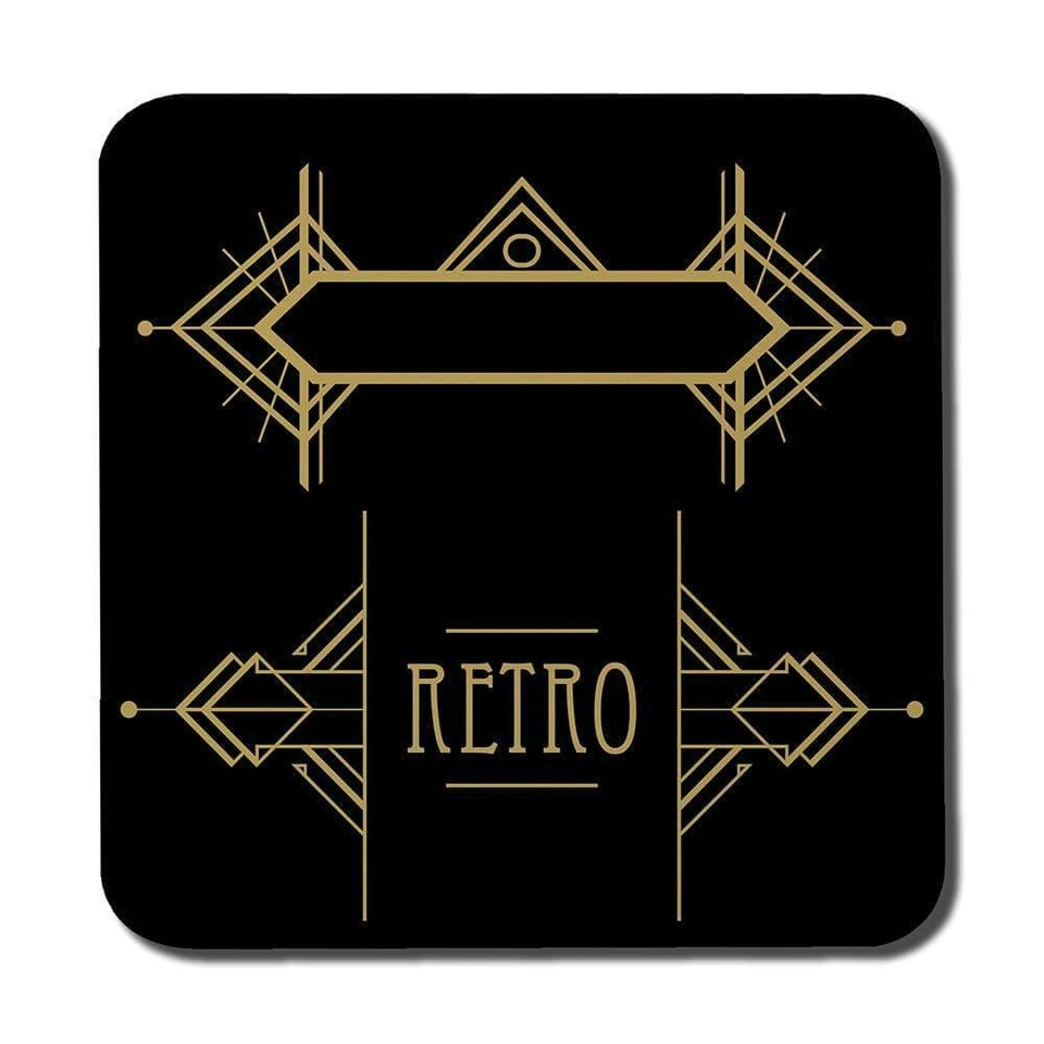 image 1 of Art Deco Retro (Coaster)