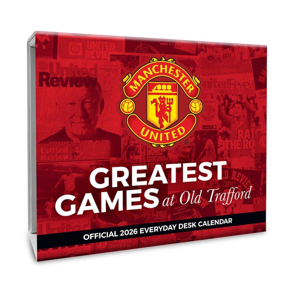 MANCHESTER UNITED FC 2026 DESK BLOCK CALENDAR