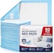image 1 of Incontinence Bed Pads - Triple Layer Highly Absorbent (50pack) | Blue | 50 pack - Blue | 50
