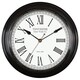 image 2 of Acctim Redbourn Wall Clock Black