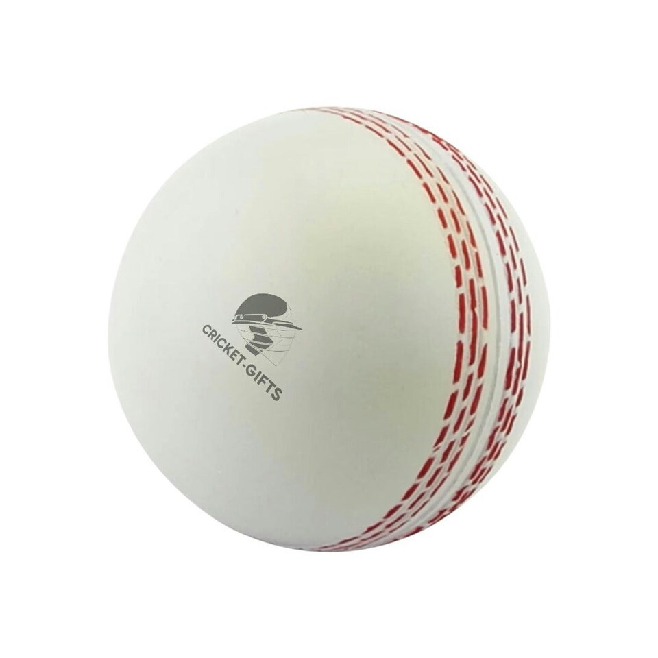 image 1 of CRICKET-GIFTS - Large Cricket Ball Squeezy Stress Ball | Relieve Tension & Improve Focus Red