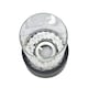 image 4 of Living and Home Tabletop Portable Round Bio Ethanol Fireplace, Black