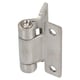 image 3 of Stainless Steel Hinge Heavy Duty 58x59mm Industrial Door Hatch Locker 2PK Silver