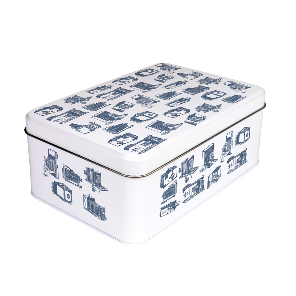 image 1 of Vintage Photography Storage Tin