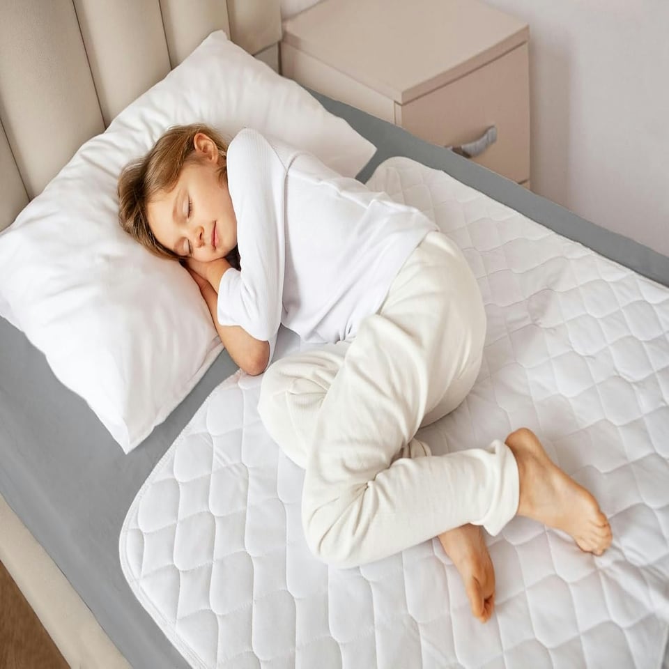 image 1 of Potty Training Bed Pads for Waterproof Protection - Bed Protector For Bed Wetting Toddlers & Children, Absolute Lifesaver for Your Mattress, 70x85 cm White | 1 pack | Small Single