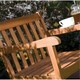 image 4 of 2 Seater Deluxe Hampton Hardwood Companion Garden Seat (6ft x 2ft)
