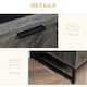 image 5 of HOMCOM Bedside Table, Sofa Side Table W/ Drawer and Shelf Living Room, Bedroom