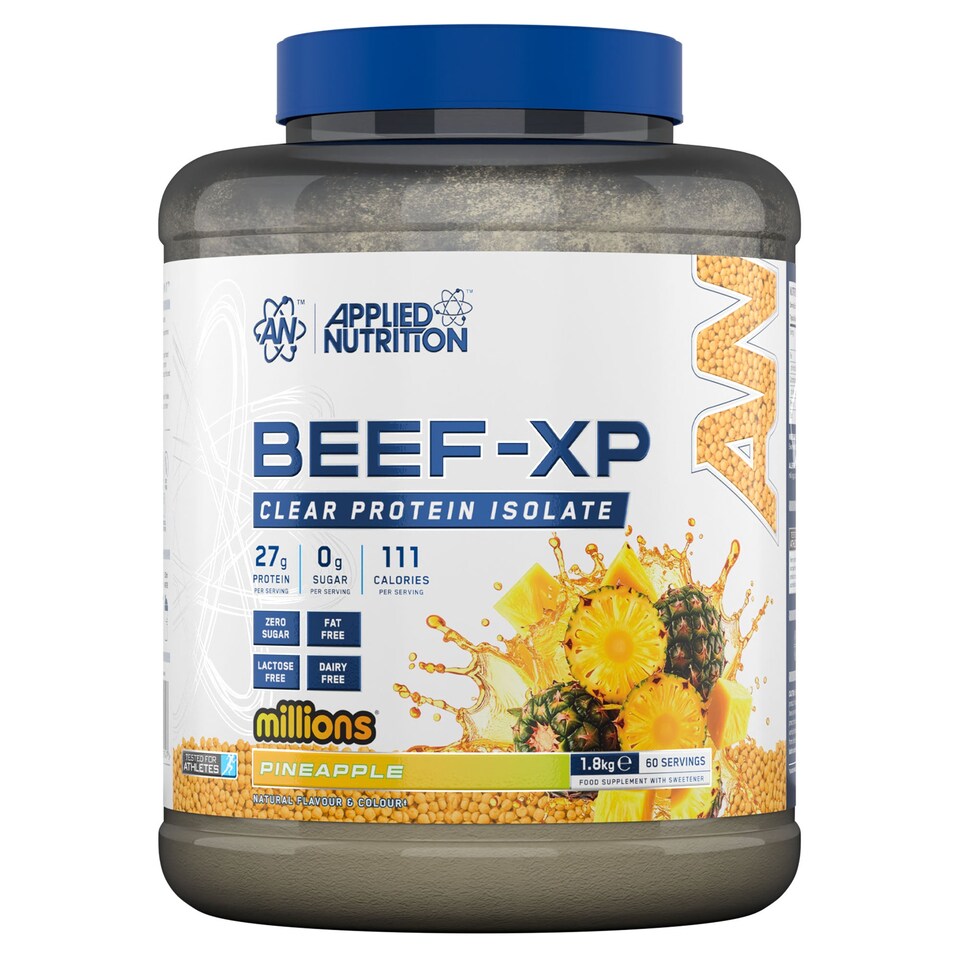 image 1 of Applied Nutrition Beef-XP Clear Protein Isolate Powder - Millions Pineapple - 60 Servings