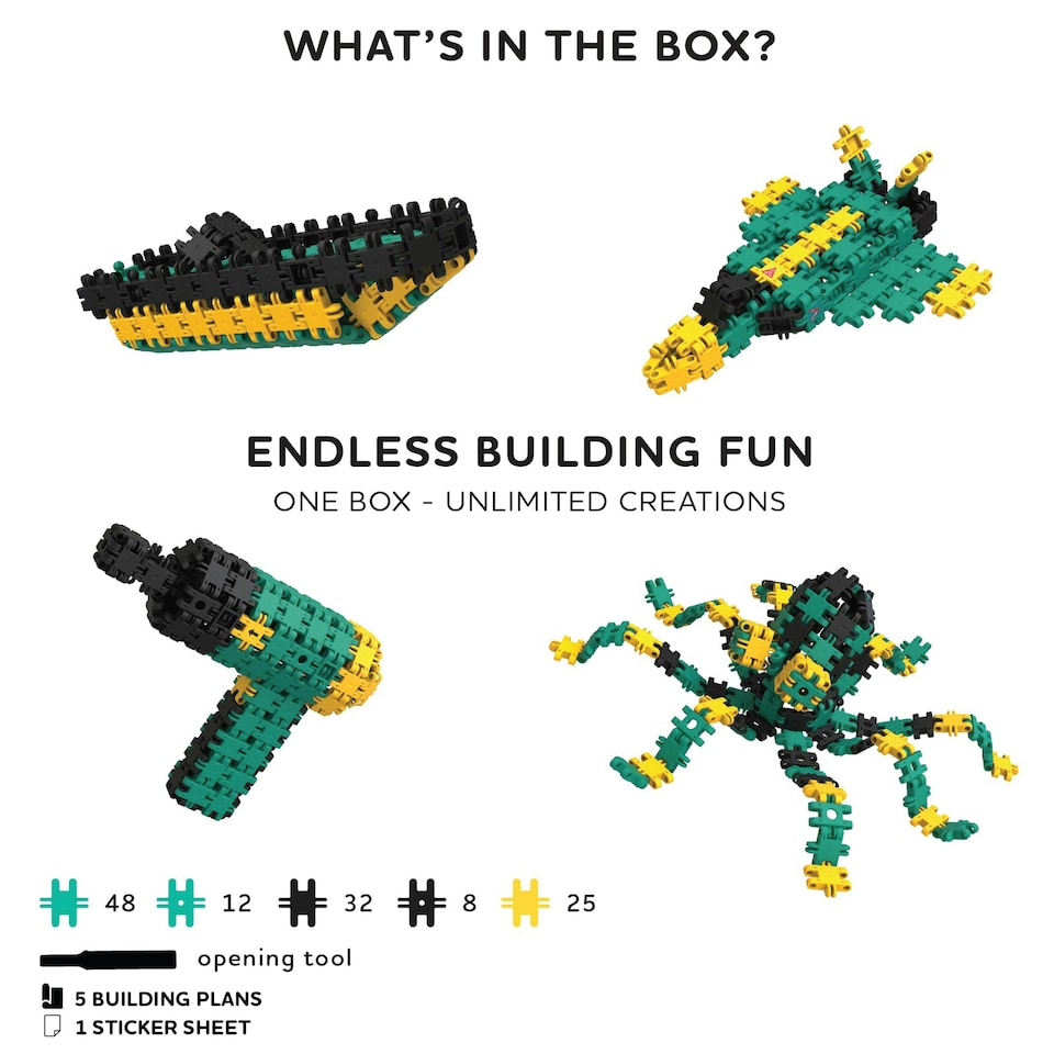 image 1 of Nano Clics Creative Builder 5 in 1 -125 Pieces