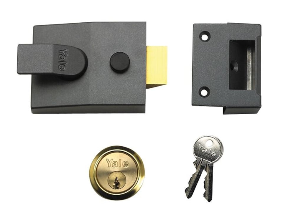 Yale Locks - P88 Standard Nightlatch 60mm Backset DMG Finish Visi