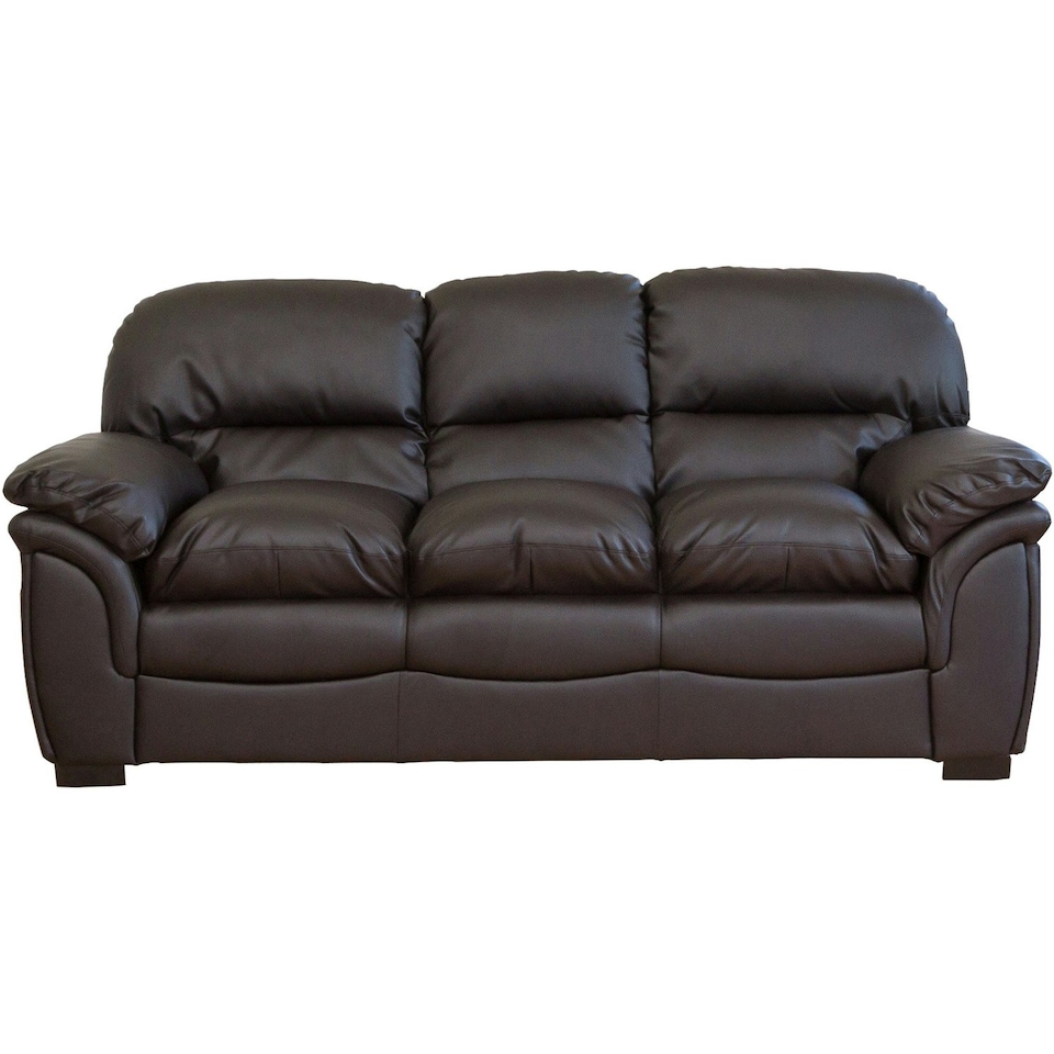 Leverton 3 Seat Sofa - Brown