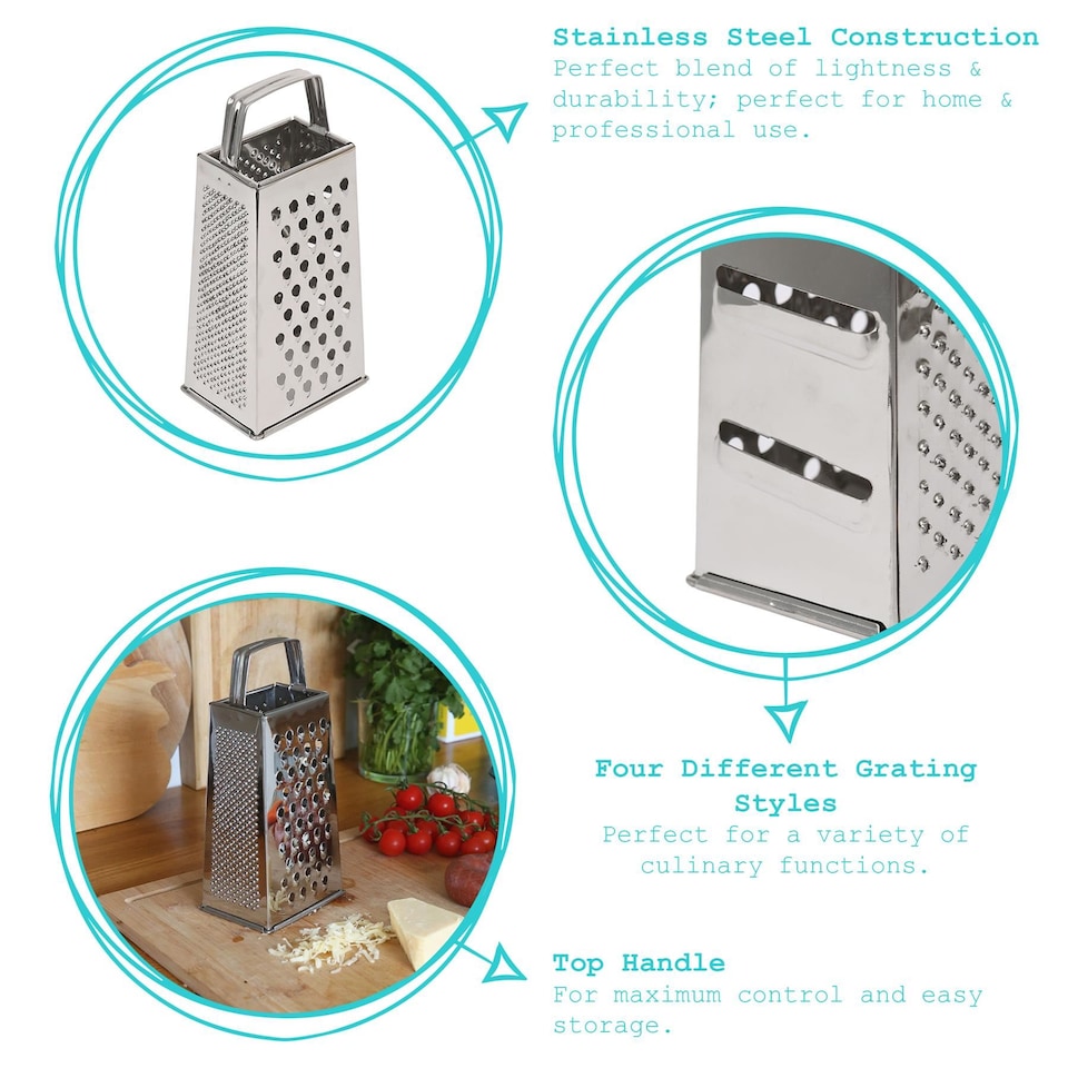 image 1 of Argon Tableware Stainless Steel Box Grater