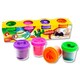 image 1 of Pack of 4 Assorted 140g Pots Moulding Clay With Mould Lid by World of Colour