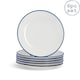 image 1 of Nicola Spring White Farmhouse Side Plates - 16cm - Pack of 6 | White | White