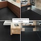 image 7 of NOVECRAFTO Vinyl Floor Tile – Self Adhesive 12x12 in – Black Checkerboard – Peel & Stick for Kitchen, Bathroom & Living Room – Waterproof & Easy DIY Black | 3.72 sqm