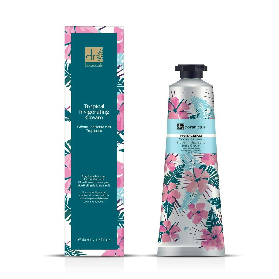 image 1 of Dr Botanicals Tropical Invigorating Cream 50ml Twin Value Savings Pack