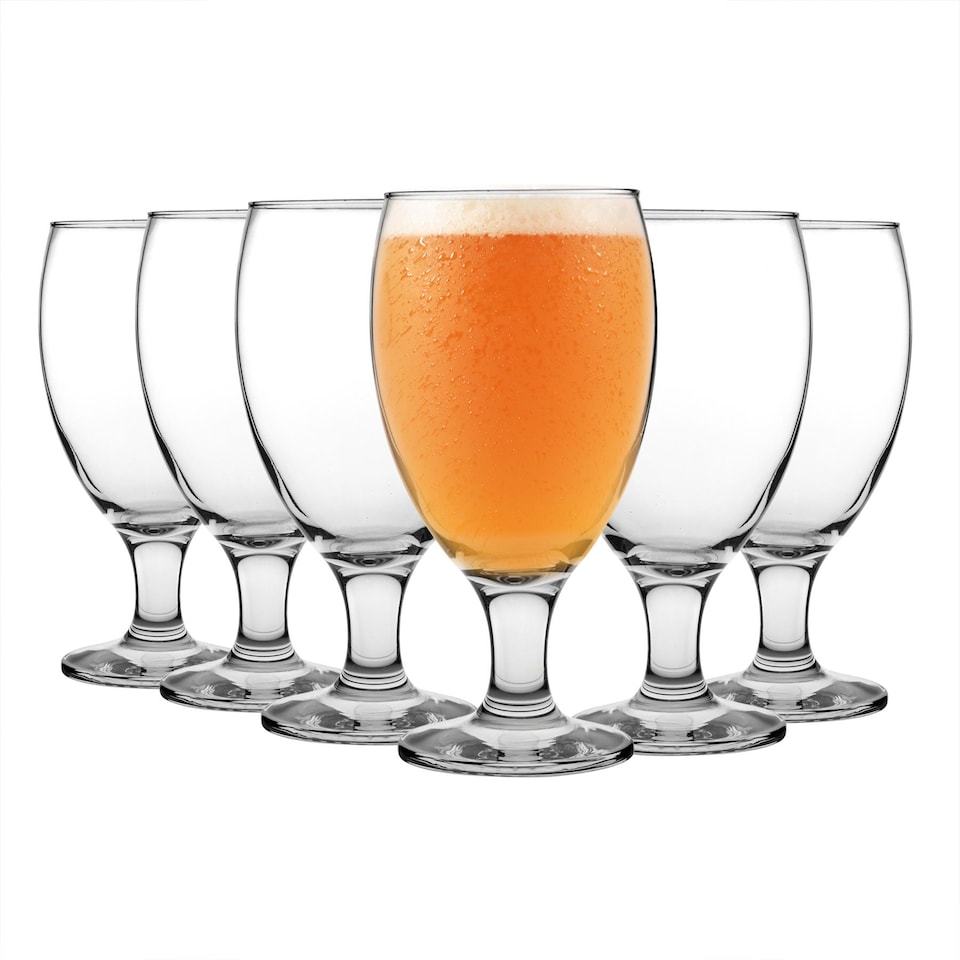 image 1 of LAV Empire Snifter Beer Glasses - 590ml - Clear - Pack of 6 | Clear | Clear