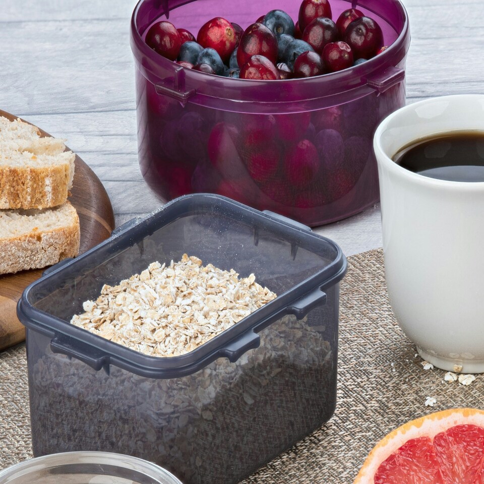image 1 of LocknLock Eco Food Container Recycled Rectangular Lunch Storage Box - 470 ml