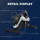 image 6 of HOMCOM Mini Exercise Bike 8 Levels Magnetic Resistance Leg Fitness LCD Display
