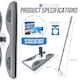 image 3 of Floor Mop & Disposable Wipes Bundle Includes 60 Dry & 20 Wet Wipes