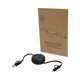 image 4 of Alasia Aluminium 5 in 1 Retractable Connector Cable - Solid Black - One Size