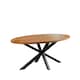 image 6 of Dossena 170cm Oval Wooden Dining Table