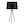 Black, BHS Tristan Tripod Table Lamp, Black Black | Black