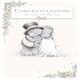 image 1 of Me To You Bear Congratulations Wedding Day Card