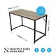 image 3 of Desk Computer PC Laptop Home Office Work Desk 120cm, Study Light Brown Rustic Style Brown