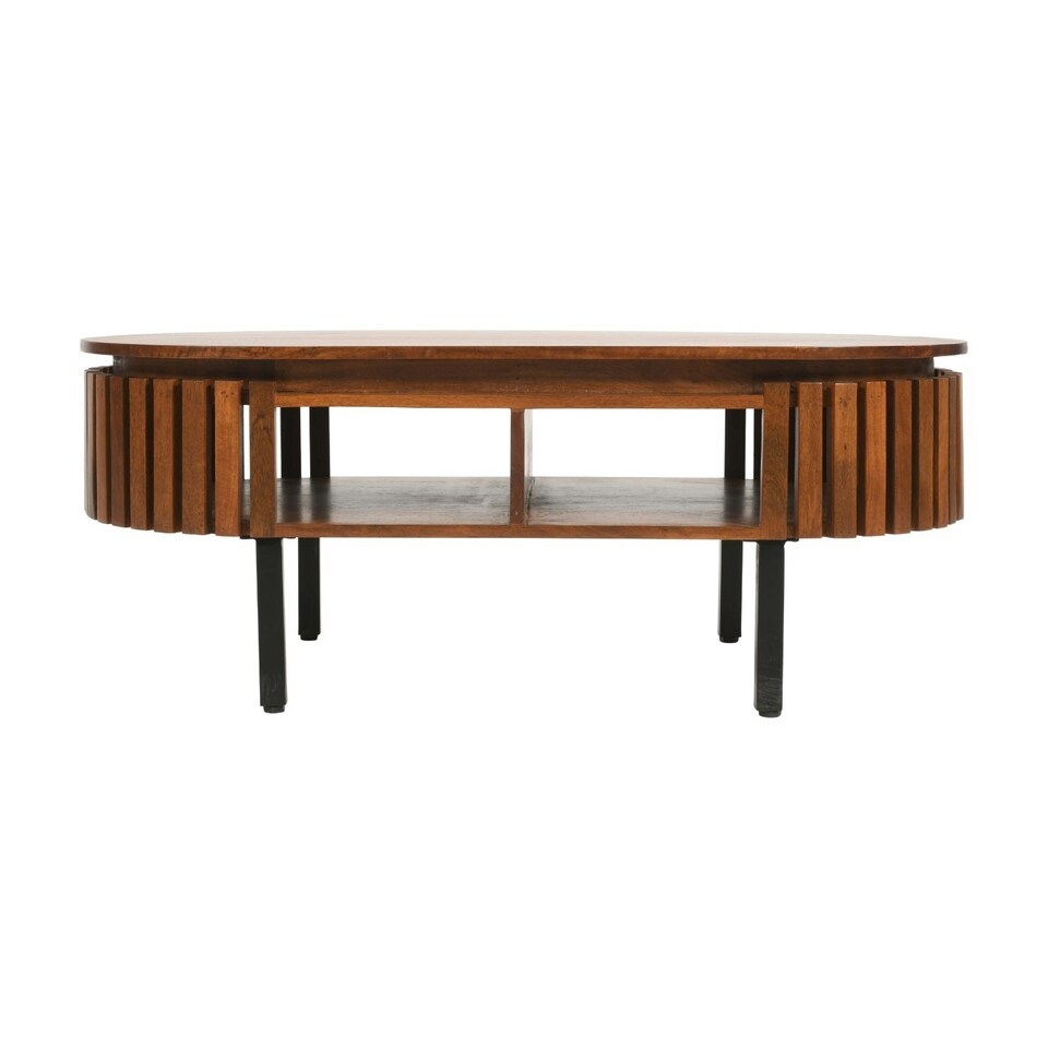 image 1 of Osburn Mango Wood Rectangular Coffee Table Brown