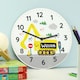 image 2 of Personalised Digger Wooden Clock