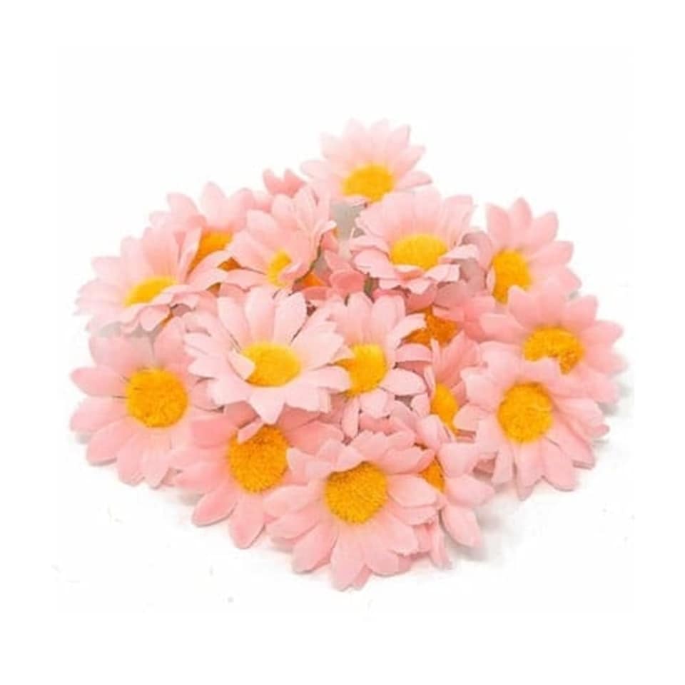 Easter Pink Decorative Daisies - Pack of 16