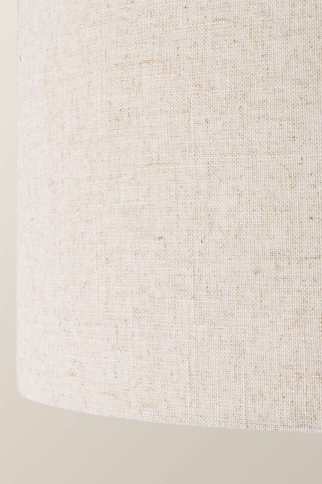 image 1 of ValueLights Reni Squat Fabric Linen Easy Fit Pendant Lamp Shade