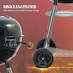 image 6 of Outsunny Portable Kettle Charcoal Grill BBQ Smoker w/ Cover, Lid, & Thermometer