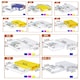 image 2 of White Stackable Plastic Storage 2 Drawers with Removable Compartments