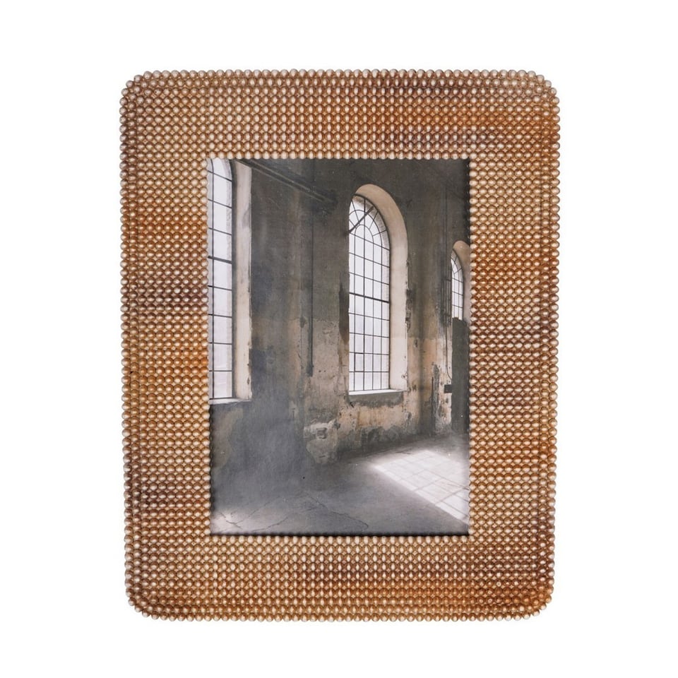 image 1 of Sophia Photo Frame 13x18cm - Polyresin - L19.5 x W24.5 x H2 cm - Brown