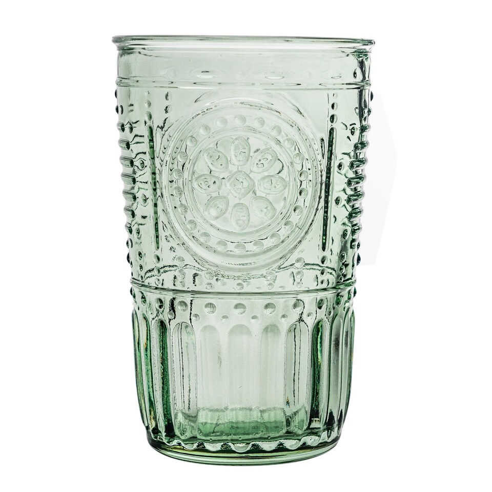 image 1 of Bormioli Rocco Romantic Highball Glasses - 340ml - Pack of 4 | Green | Green