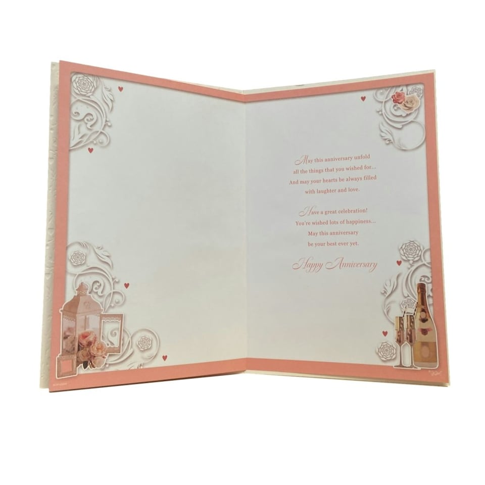 image 1 of Congratulations On Your Silver Anniversary Open Opacity Card