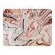 image 1 of Pink Rippled Marble Blanket | Multi