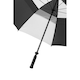 image 3 of Longridge Double Canopy Golf Umbrella - Black/White - One Size