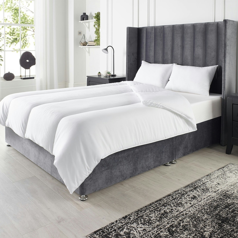 image 1 of OHS Anti-Allergy Soft Filled 10.5 Tog Quilted Duvet, Super King
