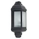 image 1 of ValueLights Kayleigh Black PIR Motion Sensor Outdoor Wall Light & Cool White LED Bulb | Black
