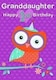 image 1 of Happy 1st Birthday Granddaughter Greeting Card