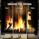 image 6 of Outsunny Stainless Steel Smokeless Wood Burning Firepit Garden Fire Pit