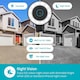image 4 of NEDIS Smart 4K Wi-Fi 6 Outdoor Camera, Motorised CCTV with Motion Sensor, AI Human Detection, Night Vision, Two-Way Audio, Siren & Spotlight, Cloud or microSD Storage, IP65 Weatherproof