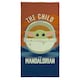 image 1 of Star Wars: The Mandalorian The Child Towel | Blue | Blue/Orange | One Size | 1
