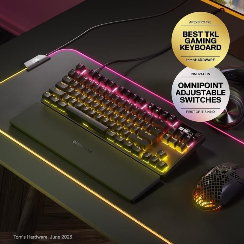 image 1 of SteelSeries Apex Pro TKL Keyboard UK