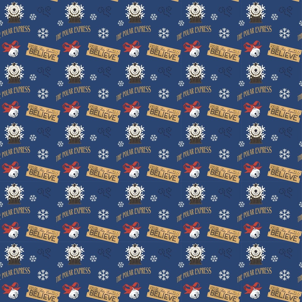 image 1 of The Polar Express Wrapping Paper 4m Roll